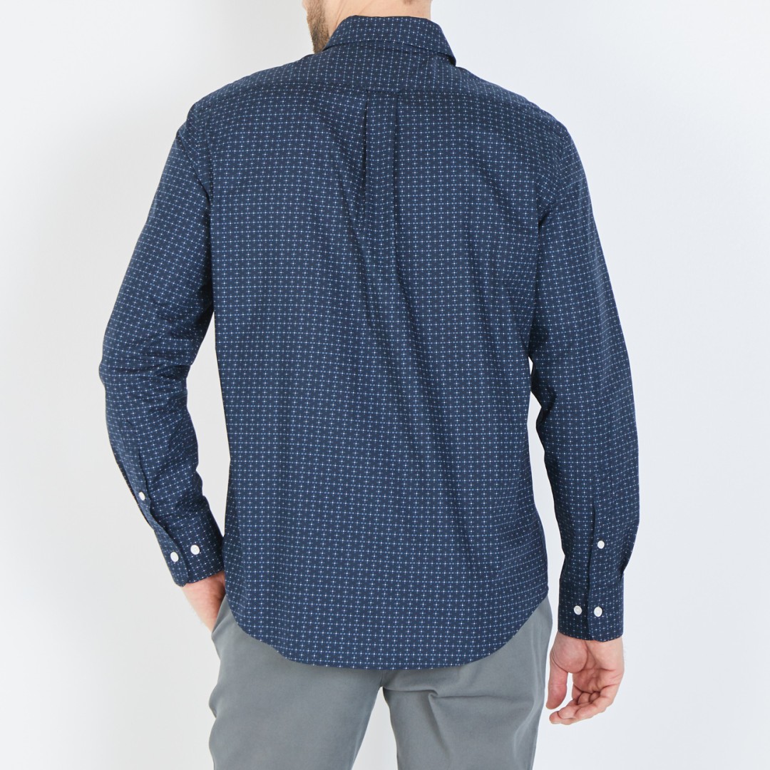 Chemise Eden Park Arlequin Pour Homme - Motif Carreaux Rose Et Bleu - Taille 3XL - Neuf Sans étiquette