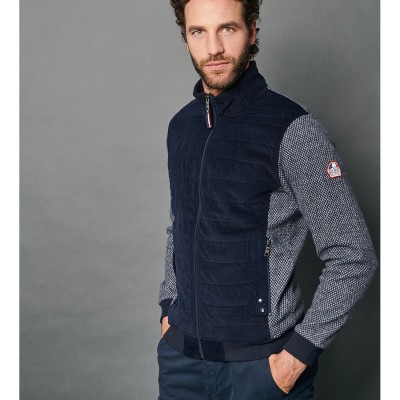 Arnaud vetements - Gilet bi-matière