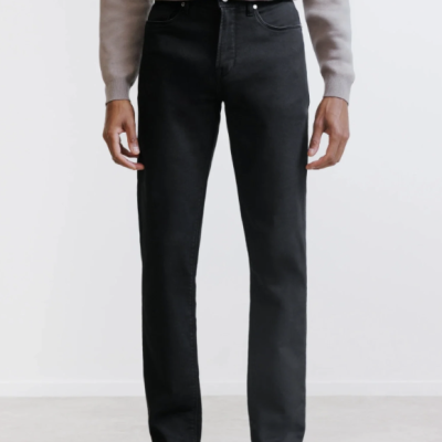 Arnaud vetements - JEAN 5 POCHES SLIM NOIR