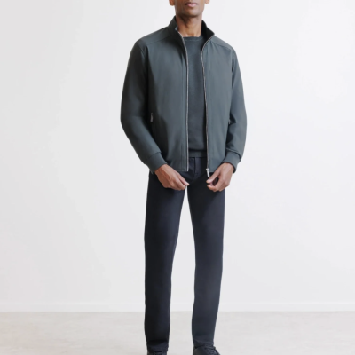 Arnaud vetements - BLOUSON COL MONTANT KAKI