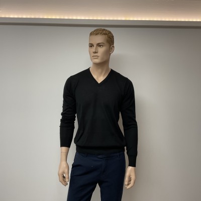 Arnaud vetements - Pull col V Noir