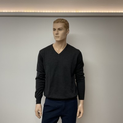 Arnaud vetements - Pull Col V Gris