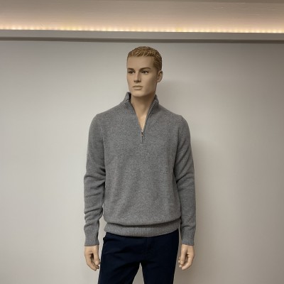 Arnaud vetements - Pull col camionneur Gris
