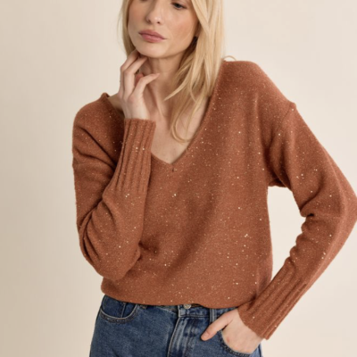 Arnaud vetements - Pull fin, orné de sequins