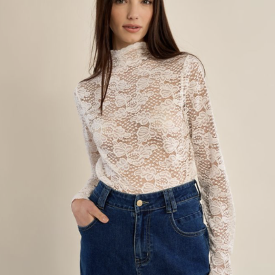 Arnaud vetements -  Sous-pull en dentelle 