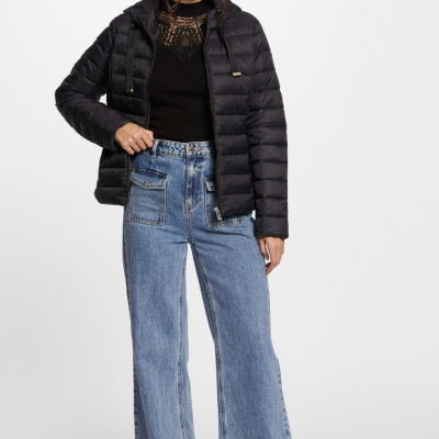 Arnaud vetements - Doudoune à capuche noir