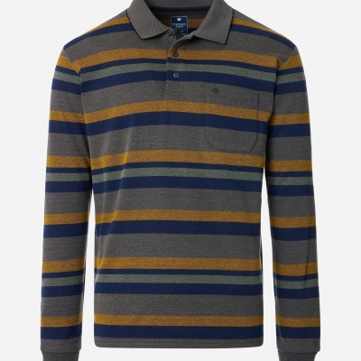 Arnaud vetements - Polo Rayure Safran 