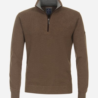 Arnaud vetements - Pull Camionneur Marron