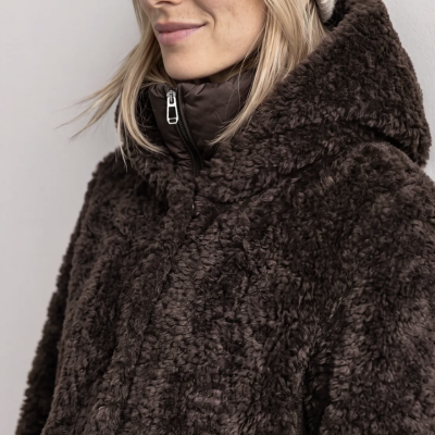Arnaud vetements - Manteau Teddy avec doublure