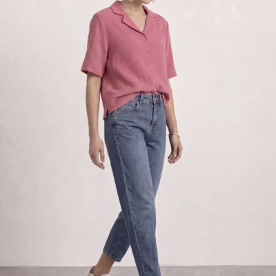 Arnaud vetements - Jean barrel leg taille haute