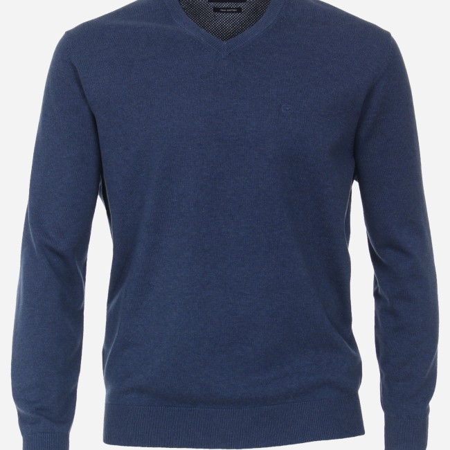 Casamoda - Pull col v indigo