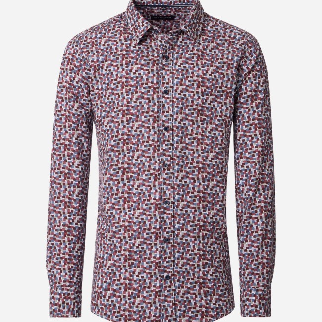 CASAMODA - Chemise Bordeaux 