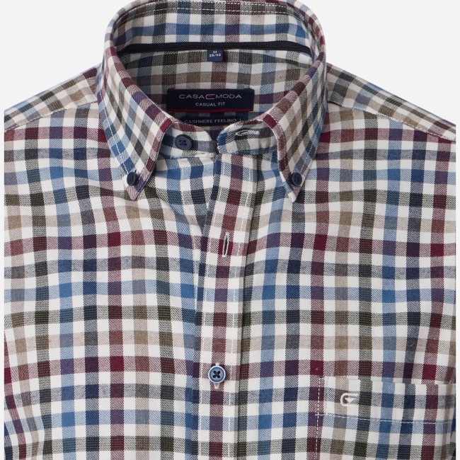 CASAMODA - Chemise Bordeaux 