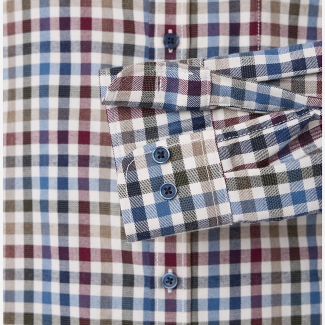 CASAMODA - Chemise Bordeaux 