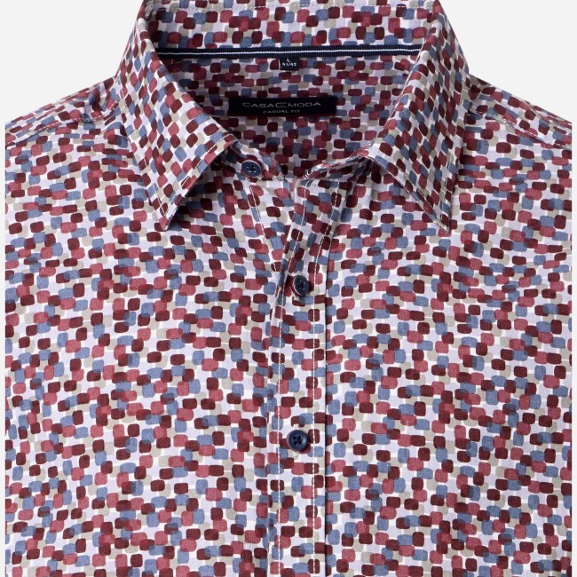 CASAMODA - Chemise Bordeaux 