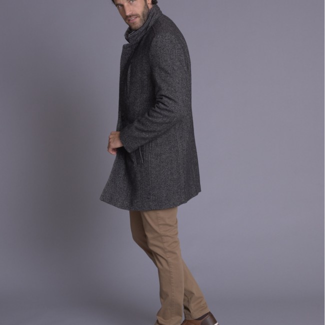 DELAHAYE - Manteau Anthracite