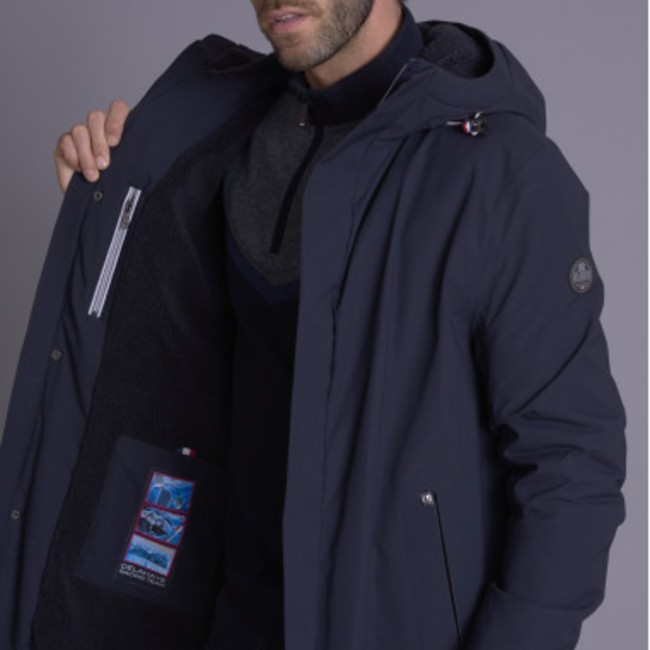 DELAHAYE - Veste longue Navy 