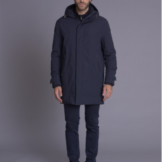 DELAHAYE - Veste longue Navy 