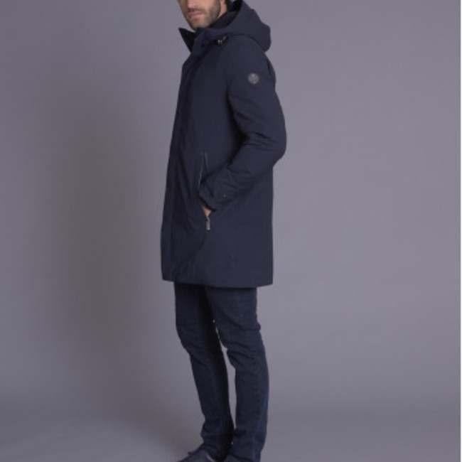 DELAHAYE - Veste longue Navy 