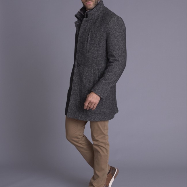 DELAHAYE - Manteau Anthracite