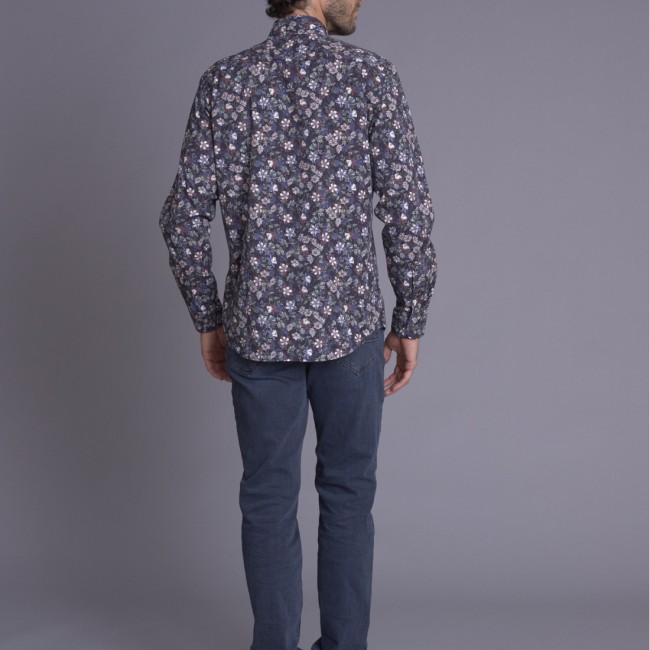 DELAHAYE - Chemise Bleue Nuit 