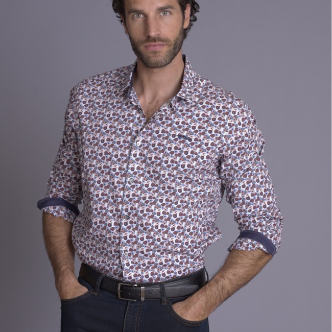 DELAHAYE - Chemise Marron 