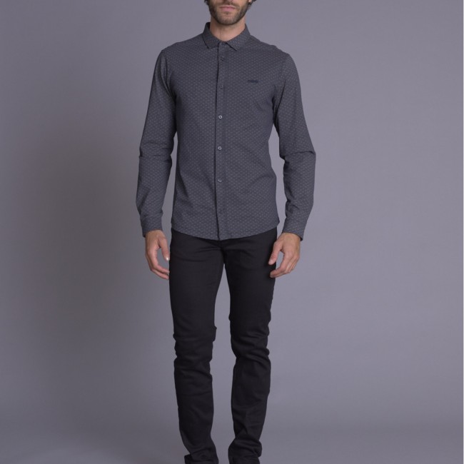 DELAHAYE - Chemise Bleue Nuit 