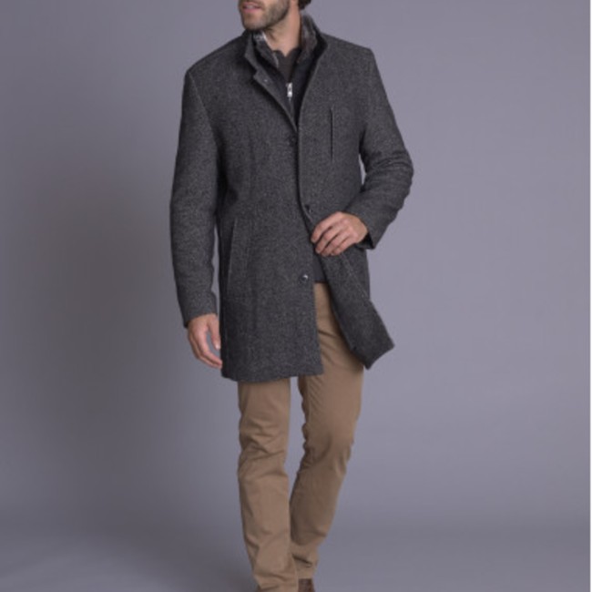 DELAHAYE - Manteau Anthracite