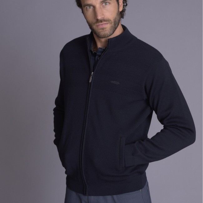 DELAHAYE - Gilet bleu nuit