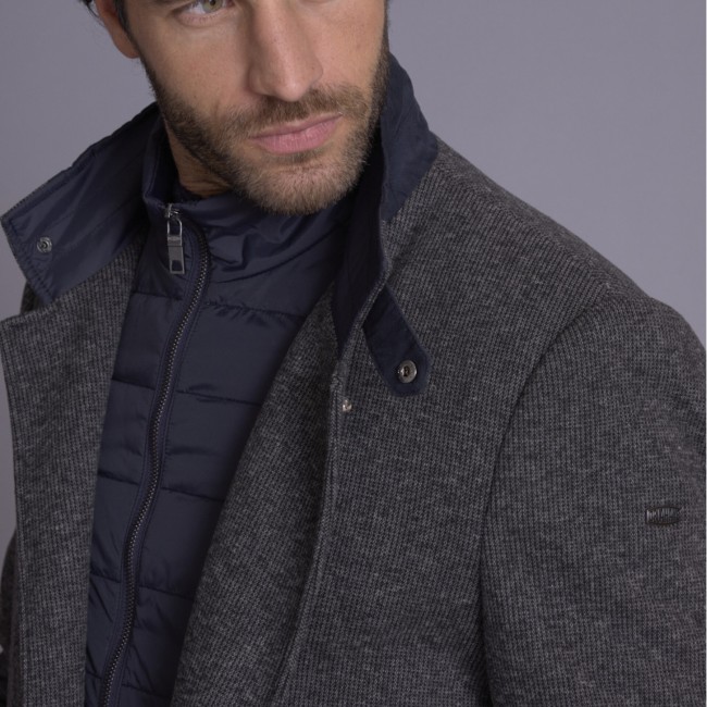 DELAHAYE - Manteau long Gris Chine