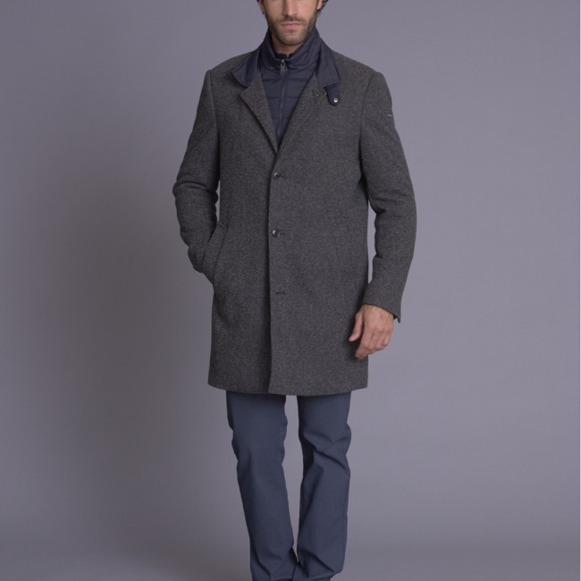 DELAHAYE - Manteau long Gris Chine