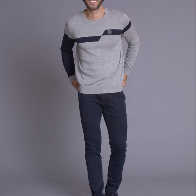 DELAHAYE - Pull Gris