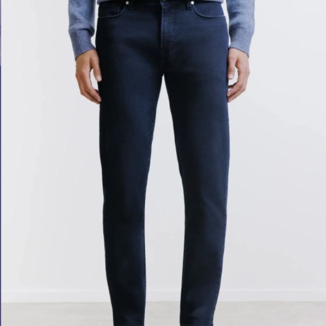 IZAC - JEAN 5 POCHES SLIM MARINE