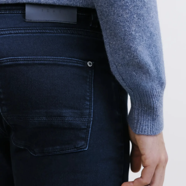 IZAC - JEAN 5 POCHES SLIM MARINE