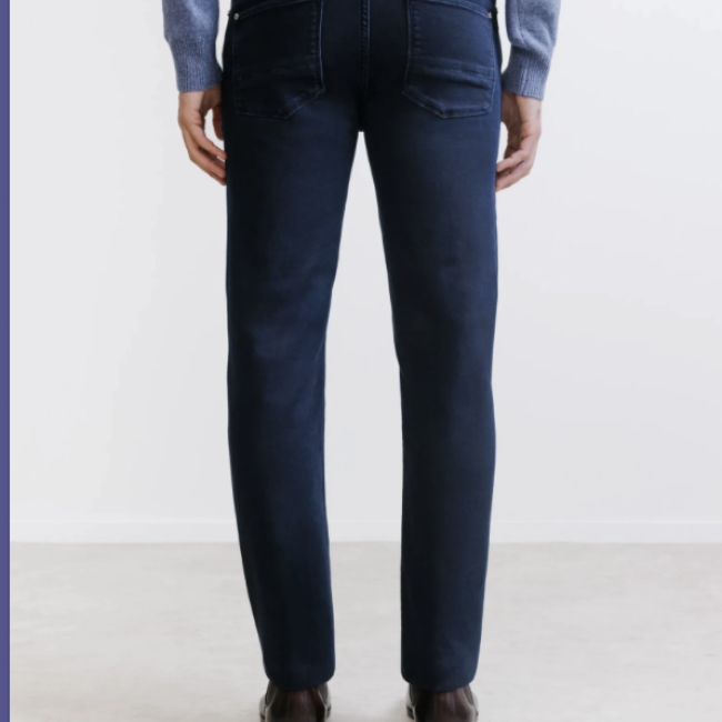 IZAC - JEAN 5 POCHES SLIM MARINE
