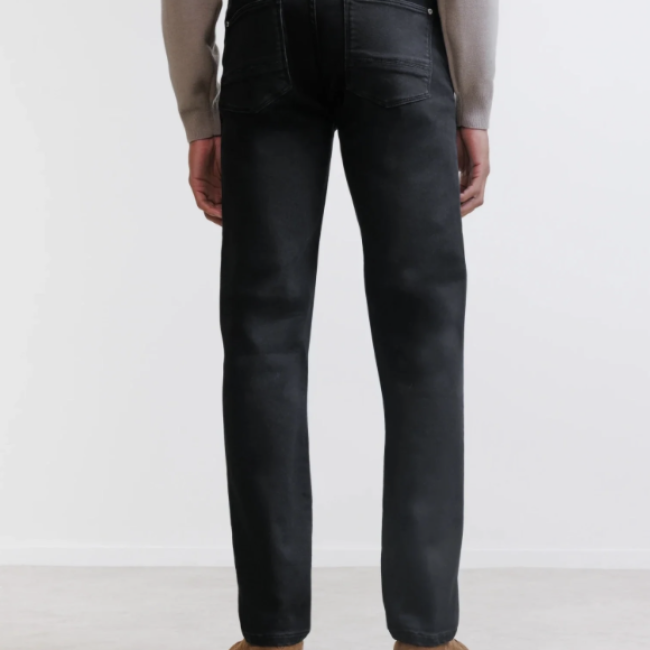 IZAC - JEAN 5 POCHES SLIM NOIR