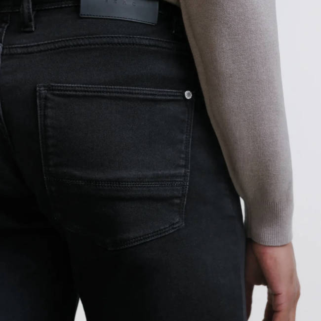 IZAC - JEAN 5 POCHES SLIM NOIR