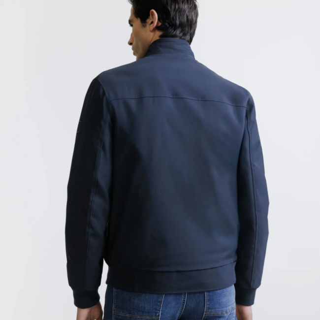 IZAC - BLOUSON COL MONTANT MARINE