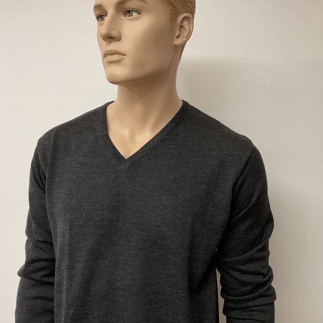 MASSIMO BONI - Pull Col V Gris