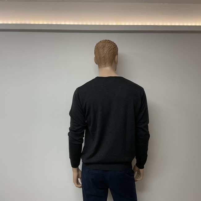 MASSIMO BONI - Pull Col V Gris