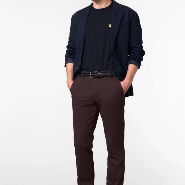 MEYER - Pantalon Aubergine 