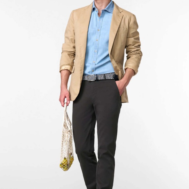 MEYER - Pantalon Anthracite 