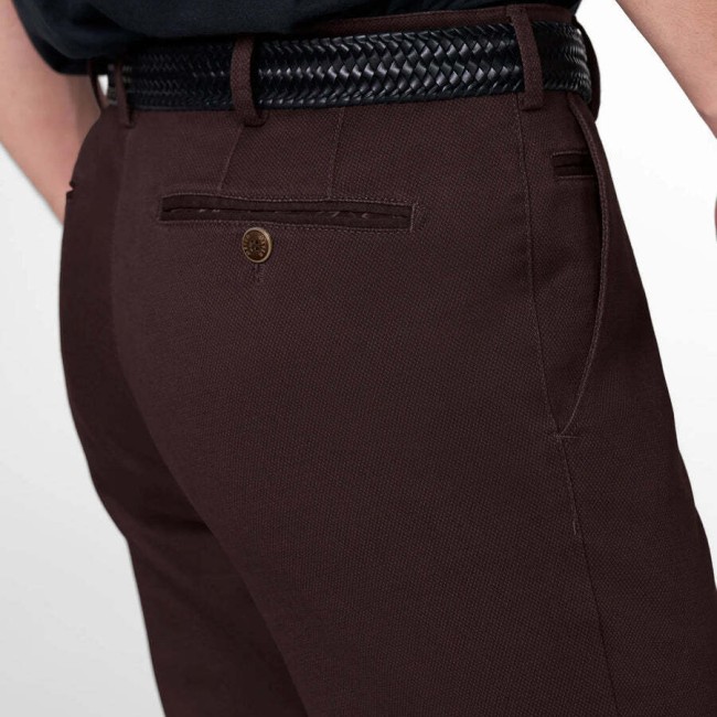 MEYER - Pantalon Aubergine 