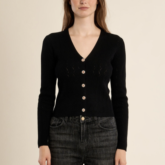 MOLLY - Gilet court ajusté 