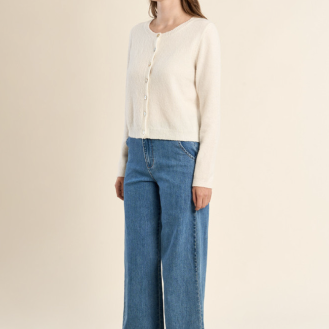 MOLLY - Cardigan en maille, boutonné