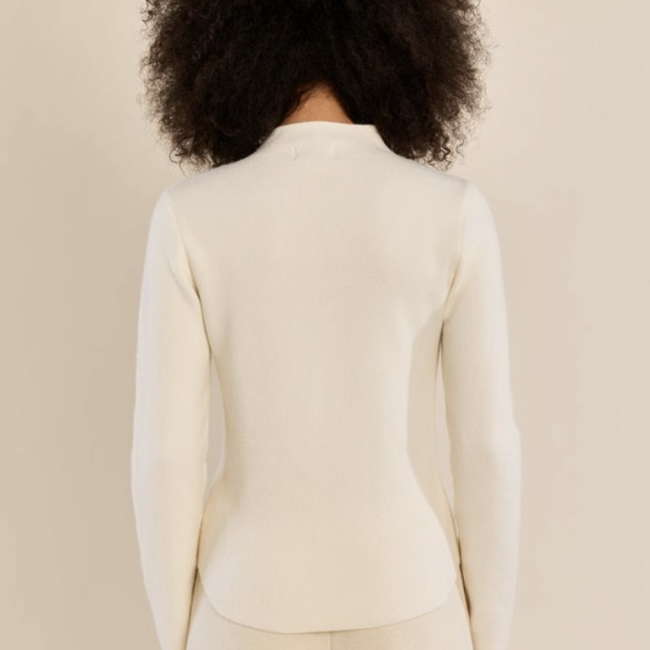 MOLLY -  Pull droit en maille fine