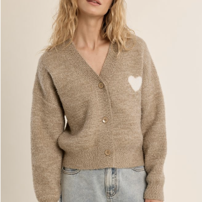 MOLLY -  Cardigan col V
