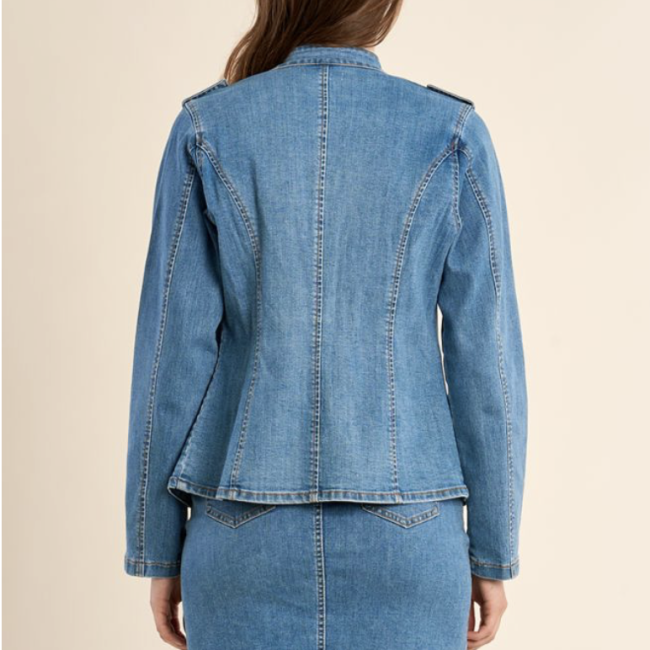 MOLLY - Veste en denim, officier