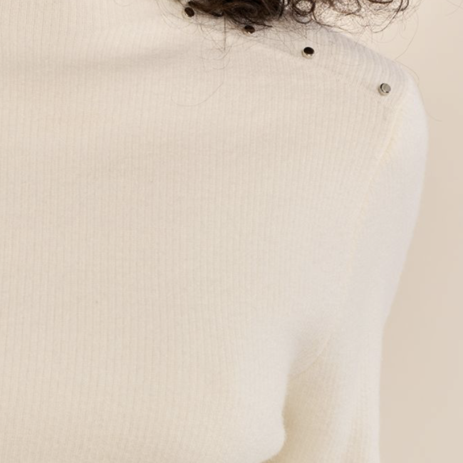MOLLY -  Pull droit en maille fine