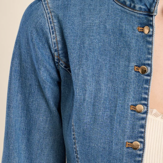 MOLLY - Veste en denim, officier